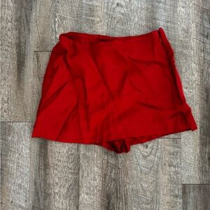 Rust color Express Editor Skort